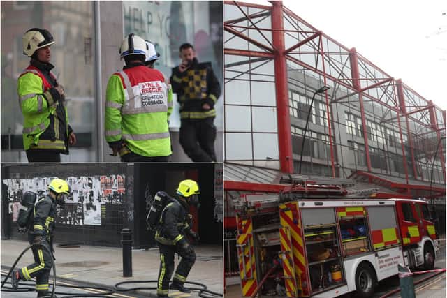 A fire in a disused nightclub in Sheffield is finally out.