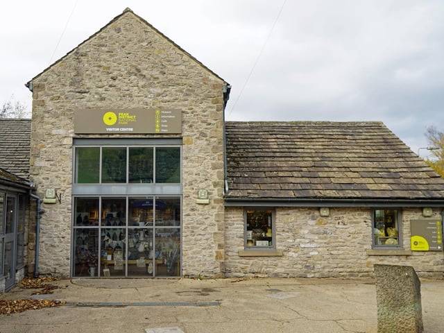The Peak District National Park visitor centre is pictured here.