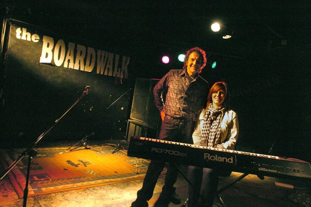 Music promoter Chris Wilson, who had a long association with the venue, and his daughter Felicity O'Brien in 2010