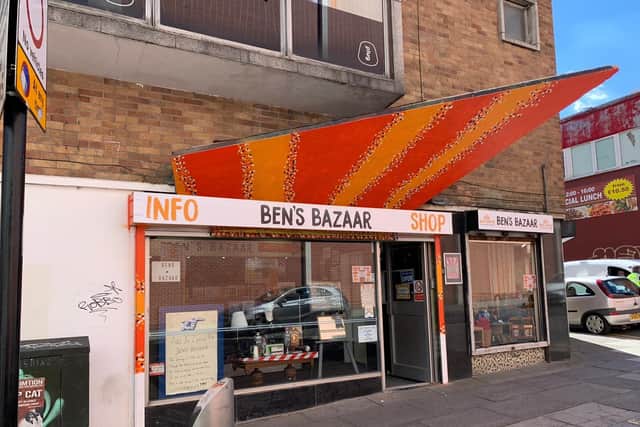 Ben's Bazaar on The Moor in Sheffield helps the homeless and vulnerable