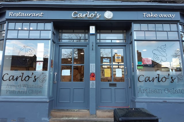 Takeaways are still available from Carlo's fish and chip shop.