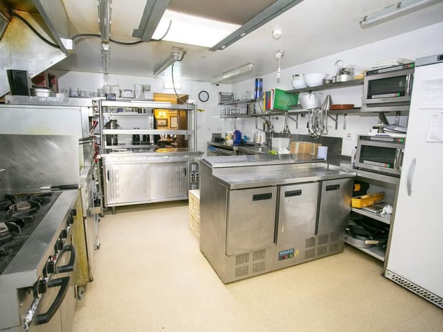 The kitchen is large and well-equipped with plenty of opportunity for remodelling