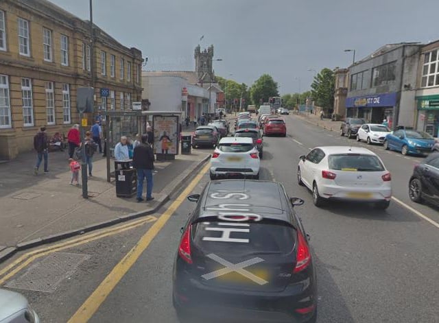 Split bus stop outside Musselburgh Police Station into two stops