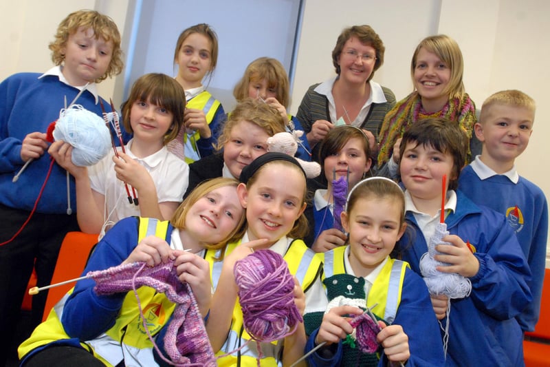 Take a look at the Christmas Knitting Club at Sea View Primary School. Here are some top knitters in action in 2009.