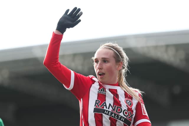 Bex Rayner of Sheffield United: Isaac Parkin / Sportimage