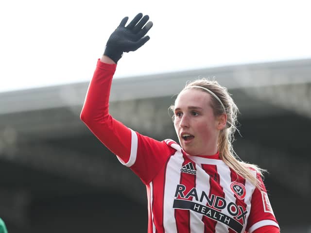 Bex Rayner of Sheffield United: Isaac Parkin / Sportimage