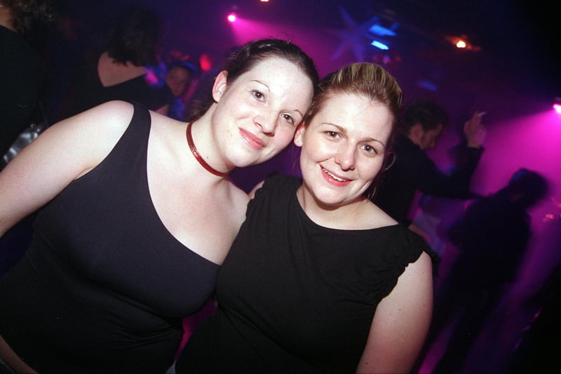 From left - Kat and Julie at 'Juice' in Leadmill