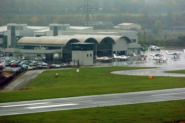 The airport in its latter days
