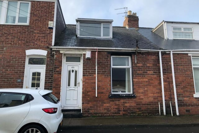 This two bedroom terraced house in Ryhope is up for auction on Tuesday, December 15 with a £30,000 guide price.