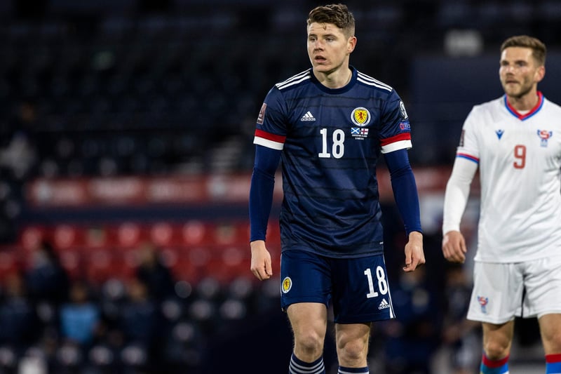 Kevin Nisbet made his debut during a World Cup qualifier against Faroe Islands in March and will be hoping an excellent first season at Easter Road will be enough to see him included, but he will have both Lawrence Shankland and Leigh Griffiths breathing down his neck.