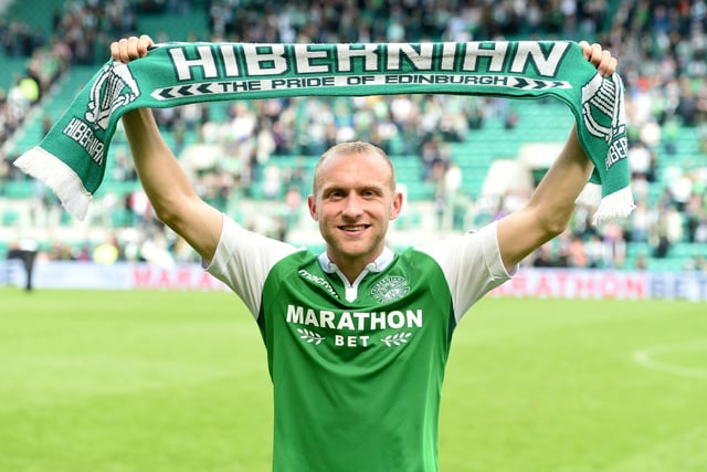 1 September 2014

The midfielder impressed at Easter Road for four years after initially moving on loan from Celtic.
