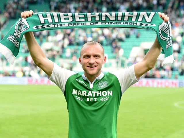 1 September 2014
The midfielder impressed at Easter Road for four years after initially moving on loan from Celtic.