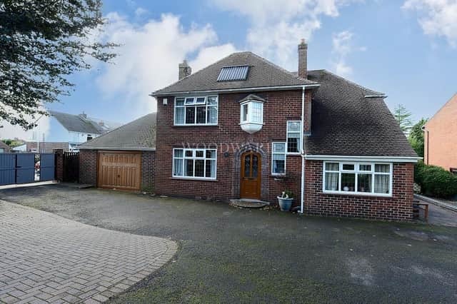 This traditional, three-bedroom, detached house on Greenhill Lane, Riddings is on the market for £350,000 with Ripley-based estate agents, Woodward.