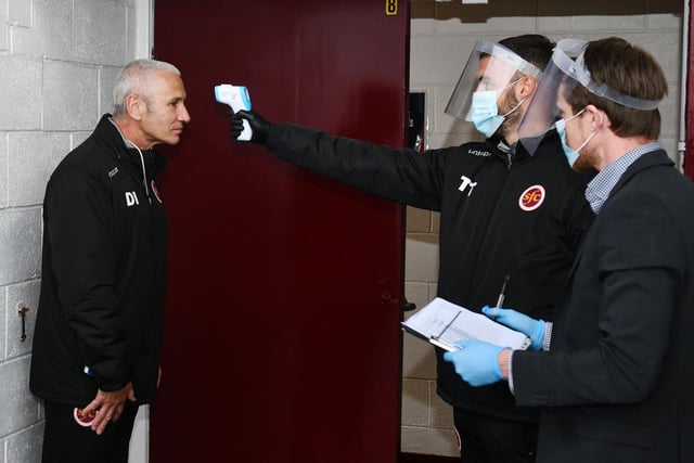 Davie Irons, manager and Tony Tompos, new physio.