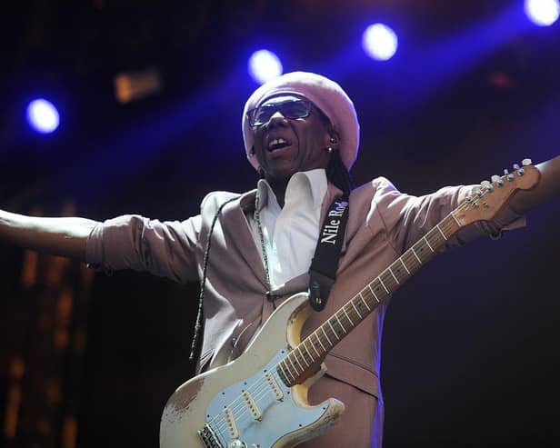 Nile Rodgers and Chic head to Bridlington Spa on July 24
