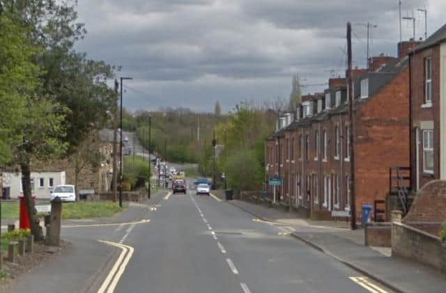 Normanton Spring, Sheffield, where a teenager was rammed and knocked from his electric bike (pic: Google)