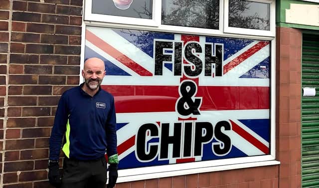 Forty two chip shops were notched up on one of his previous runs