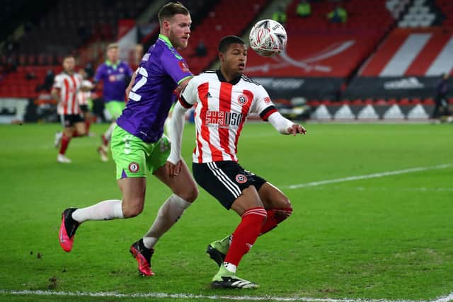 Rhian Brewster is again expected to be involved when Sheffield United visit West Ham on Monday evening: Simon Bellis/Sportimage
