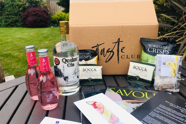 South Shields-based Taste Club Ltd is taking orders for gin, rum and vodka boxes. They've teamed up with craft producers for the boxes, which are released in editions, and come with a craft spirit, nibbles and recipe cards. The price is £40 with free delivery,