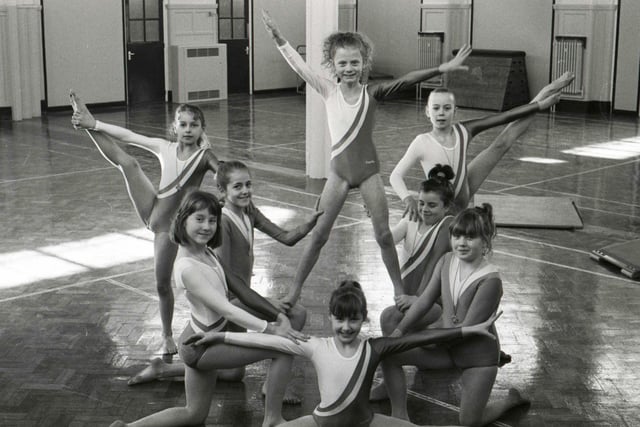 Grange Park Primary School's gymnastic team is pictured 30 years ago this month. Recognise any of them?