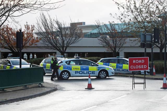 Police activity near Meadowhall shopping centre in Sheffield where some people were forced to stay overnight after heavy rain and flooding caused local roads to become gridlocked. PA Photo. Picture date: Friday November 8, 2019. See PA story WEATHER Rain. Photo credit should read: Danny Lawson/PA Wire. SYFR Chief Fire Officer Alex Johnson has told of the changes she has seen for women in the service since she started.