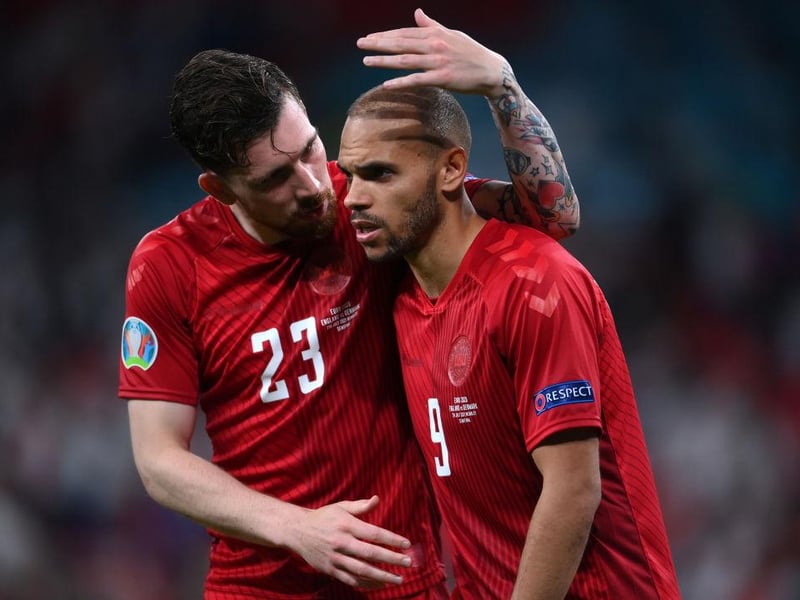 Barcelona striker Martin Braithwaite would prefer to join West Ham or Wolves instead of Brighton. (Sport)

 (Photo by Laurence Griffiths/Getty Images)