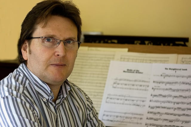 Composer Ivor Hodgson, who has written an opera called The Plague of Eyam pictured in 2010