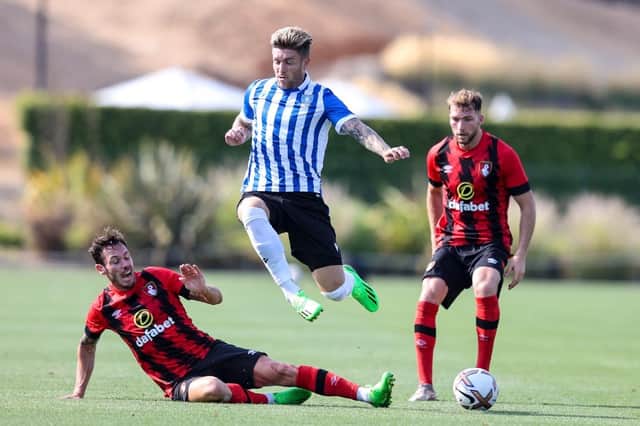 Josh Windass was a handful for Sheffield Wednesday in their friendly against Bournemouth. Photo credit: AFC Bournemouth
