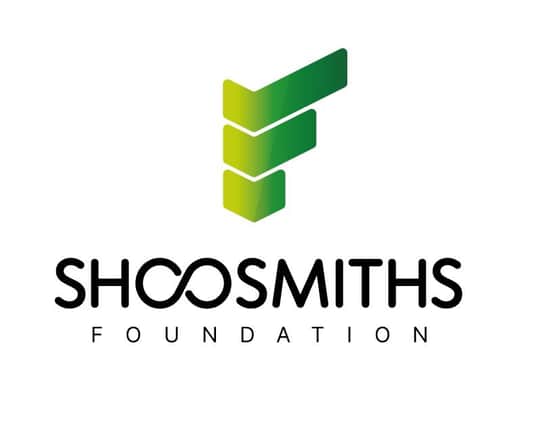 The Shoosmiths Foundation logo. The major UK law firm has donated £90,000 to End Youth Homelessness and charity with Sheffield base, Street League.