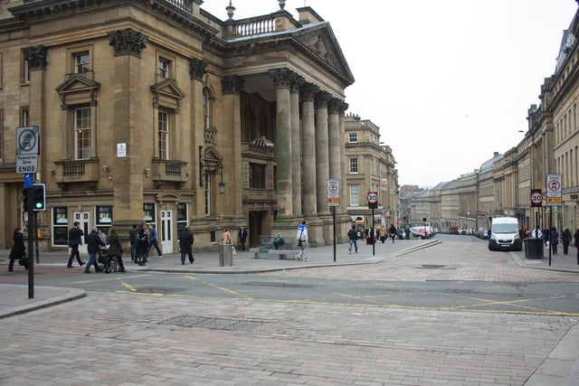 Grey Street and Grainger Town in Newcastle were used as locations in a car chase sequence that featured in this entry in the Transformers film franchise.