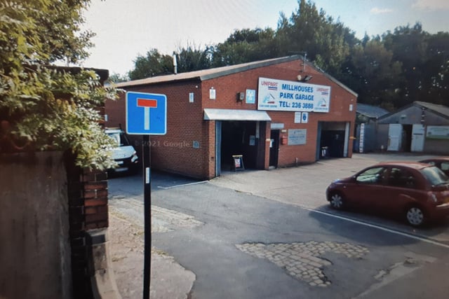 Pictured is Millhouses Park Garage Ltd, on Archer Road, at Woodseats, Sheffield, which scored five stars out of five on Google Reviews and was described by a customer as offering a 'good value MOT' and a 'friendly service'.