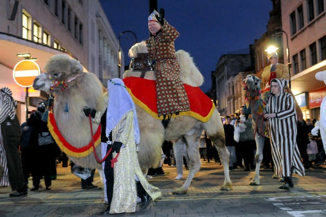 The Winter Wonderland parade through King Street and finishing in St Hildas. Remember this from eight years ago?