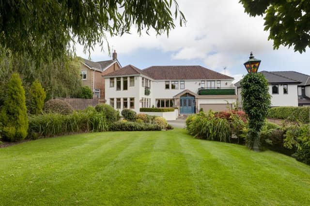 The property is situated in the highly sought-after Sheffield suburb of Whirlow, on Whirlow Park Road, in a private spot close to local shops, restaurants, parks and schools, with the city centre just a short drive away.