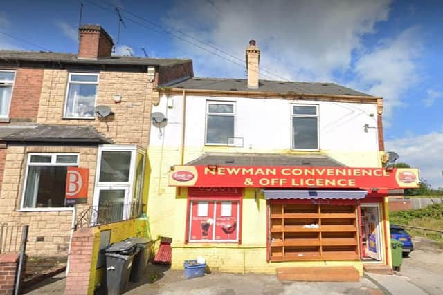 The house above a convenience store on Newman Road in Wincobank, Sheffield, where Prince Naseem Hamed grew up (pic: Google)