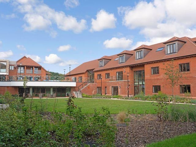 This two bedroom apartment in Friary Meadow, Fareham, is on sale for £555,000. It is listed by Taylor Hill and Bond, Titchfield.