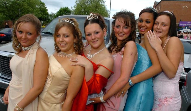 Girls at Danum prom 2006.