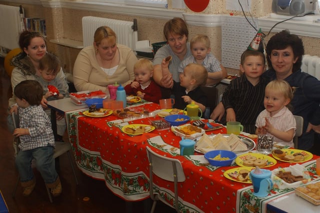 Toddlers and mums at the Shiney Row Sweethearts Toddlers group were enjoying a party in 2004. Were you there?