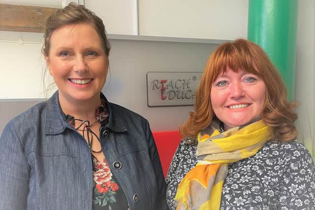 Rachel Bracha, left, and Samantha Marsden of Reach Education say nursing and care staff can often switch to supporting pupils with special educational needs.
