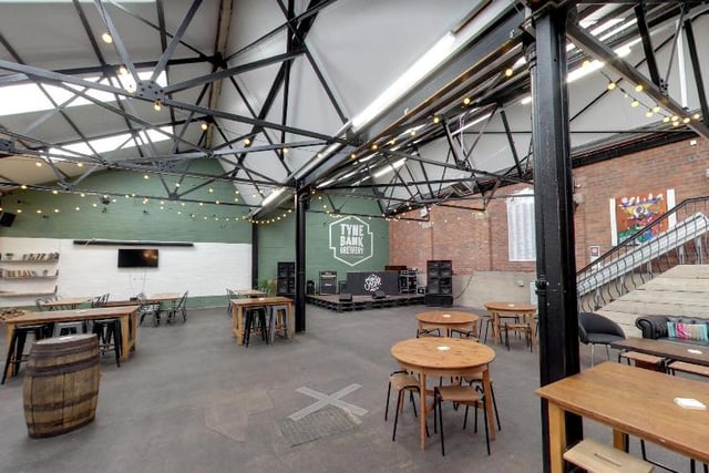 A brewery, bar, performance and exhibition space, there's very little that you can't do at Byker's Tyne Bank Brewery. The taproom has a 4.7 rating from 107 Google reviews.