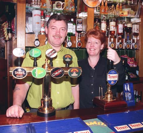 Barry and Julie Kitchen, landlord and landlady at the Cock Inn, Oughtibridge