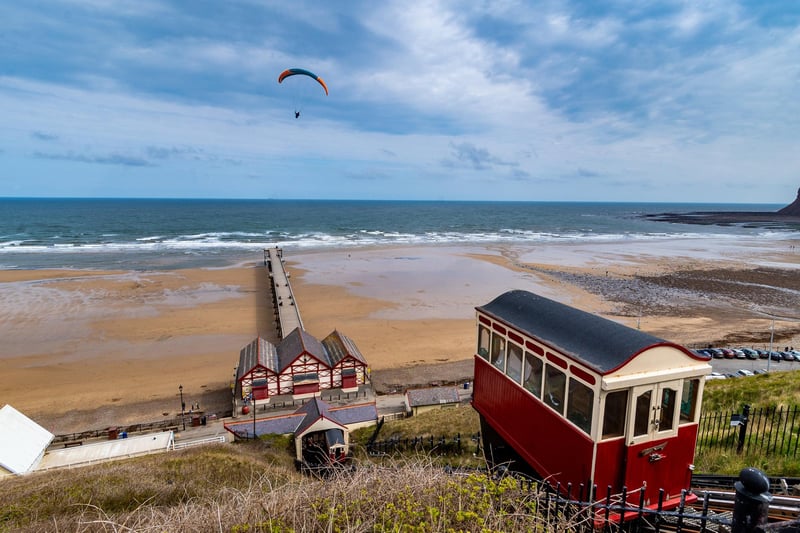 Saltburn-by-the-Sea, North Yorkshire, had a 28.7% increase in footfall over the bank holiday compared with the previous three weeks.