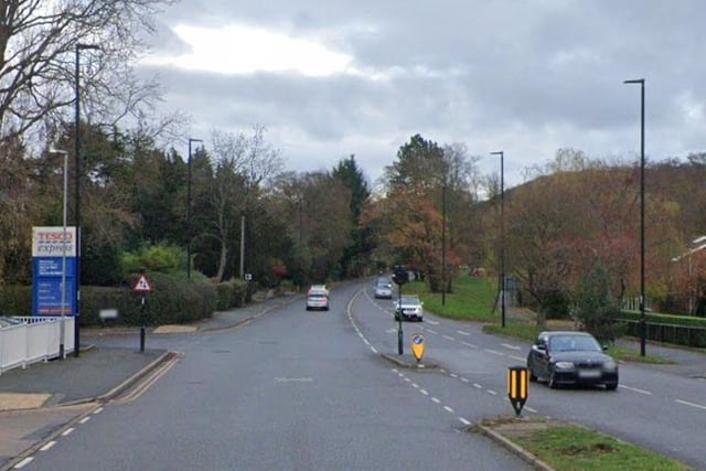The A621 Abbeydale Road South, near Bushey Wood Road, Sheffield, where police issued 364 notices of intended prosecution to motorists who were caught speeding during 2022. That was the eighth highest figure of any road in Sheffield