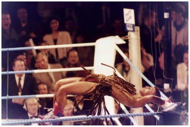 Naseem Hamed was famous for spectacular entrances into the ring.
