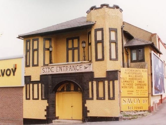 Savoy on Ashton Street in Preston, pictured here in 1991. A DIY supply specialist shop which is housed in an old cinema.