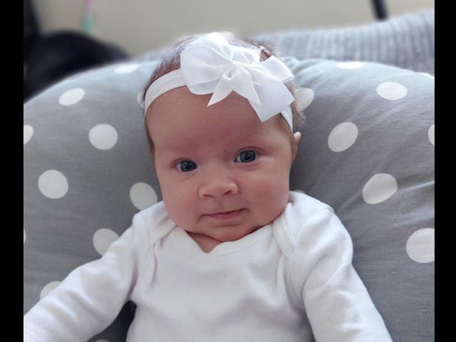 Lara-Rose was born on March 16.