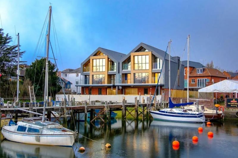 This three bedroom is on sale in Dolphin Quay, Queen Street in Emsworth for £2.75 million.