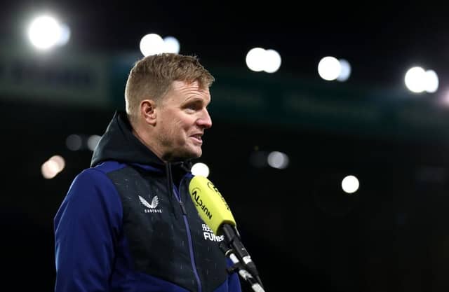 Head coach Eddie Howe.