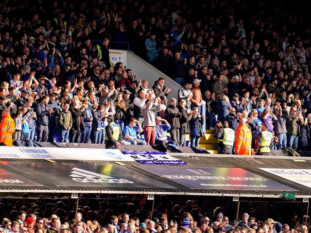 Pompey fans were once again out in force today - just days after travelling to Crewe on Tuesday night