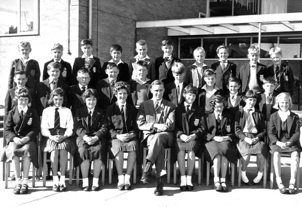 Myers Grove Comprehensive School 1961 - Derek Yeardley is pictured on the middle row, second from left - Submitted by Mr D Yeardley