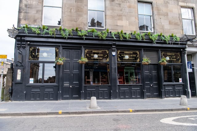 George IV Bar on George IV Bridge, Edinburgh, is usually a popular tourist spot in the Capital, but it currently stands empty as customers and visitors respect stay at home rules